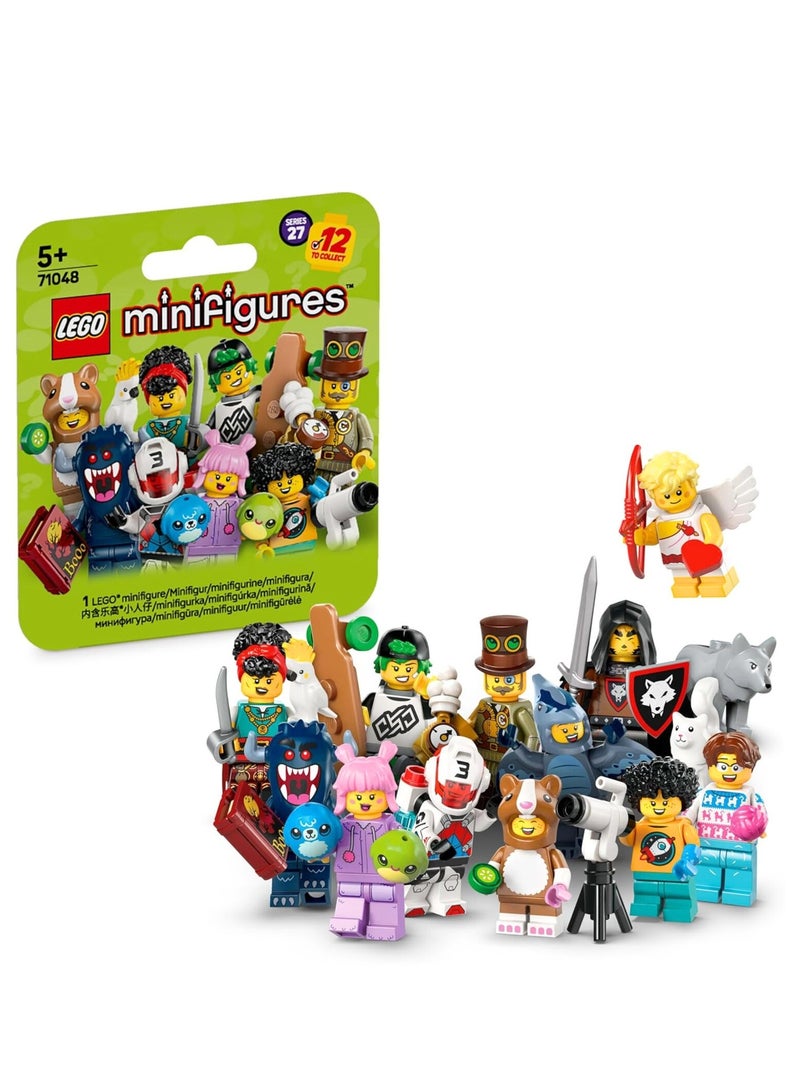 LEGO Minifigures Series 27 Mystery Box Pack Of 02 , Get 2 of 12 Collectible Figures incl. Cupid, Pterodactyl, Jetpack Racer & More - Toys for 5+ Year Old Boys and Girls 71048 - Image 2
